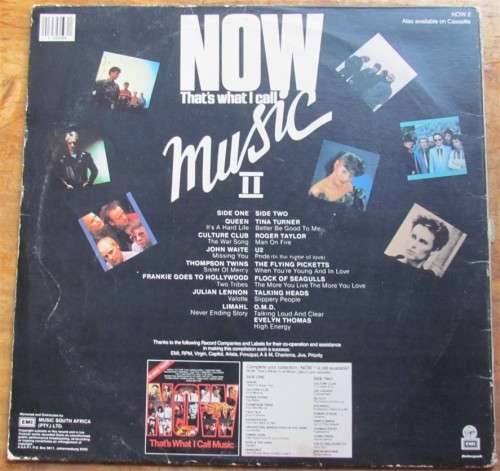 NOW THAT'S WHAT I CALL MUSIC 2nd VOLUME VINTAGE LP