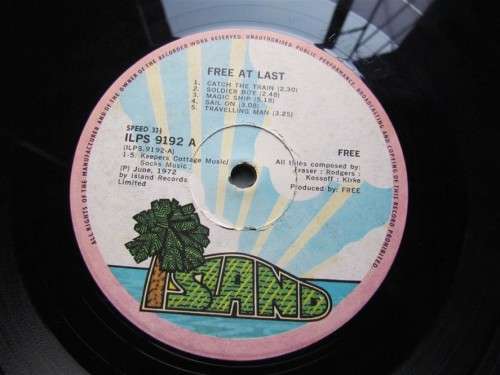 FREE AT LAST - VINTAGE LP - FREE