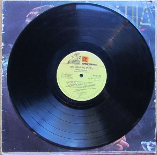 VINTAGE VINYL LP - FRANK SINATRA - SHE SHOT ME DOWN