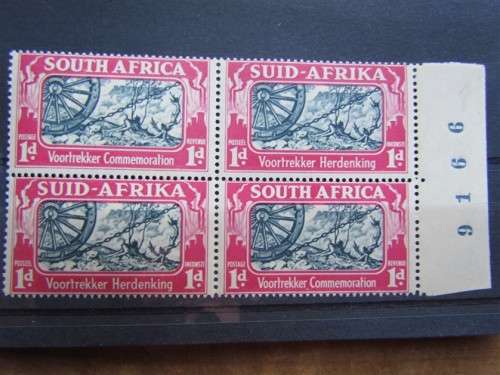 1938 SACC 79 SHIFT ON BLOCK OF 4