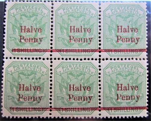 TRANSVAAL - VFINE MINT COLLECTION ON CARDS - ALL FOR 1 BID