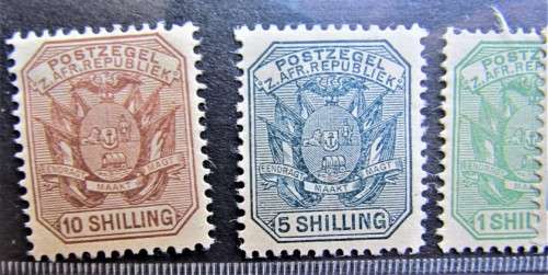 TRANSVAAL - VFINE MINT COLLECTION ON CARDS - ALL FOR 1 BID