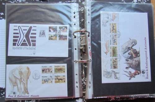 32 X NAMIBIA FDC'S + DEF SETS IN FILE - 1 BID