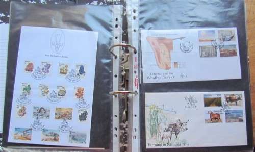 32 X NAMIBIA FDC'S + DEF SETS IN FILE - 1 BID