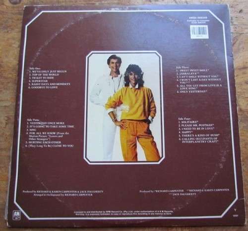 CARPENTERS - 2 X LP SET GREATEST HITS - VINTAGE LP