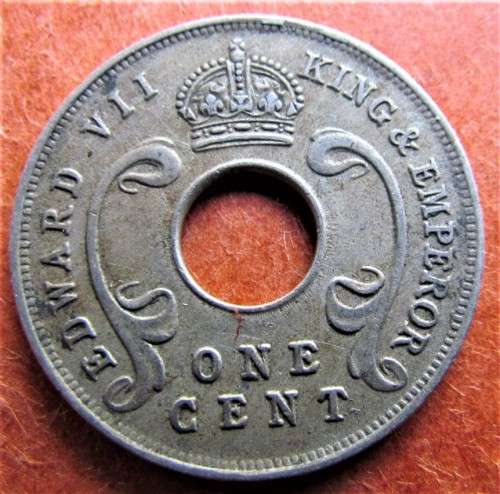EAST AFRICA 1909 1 CENT  ***LOW START***