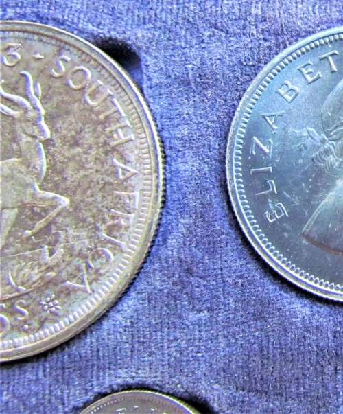 1953 SHORT PROOF SET**EXCELLENT BLUE TONING**ORIGINAL SA MINT BOX