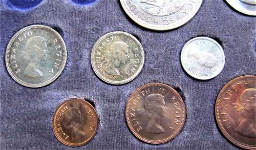 1953 SHORT PROOF SET**EXCELLENT BLUE TONING**ORIGINAL SA MINT BOX