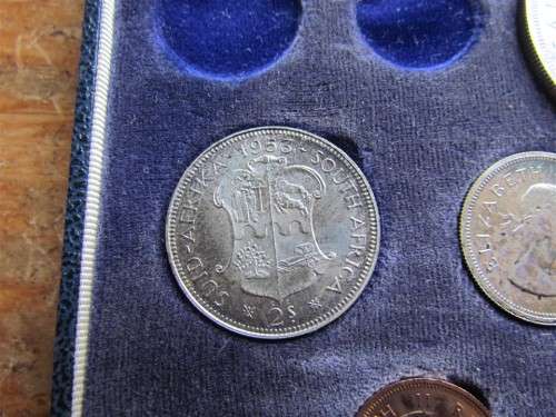 1953 SHORT PROOF SET**EXCELLENT BLUE TONING**ORIGINAL SA MINT BOX