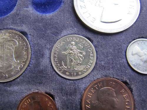 1953 SHORT PROOF SET**EXCELLENT BLUE TONING**ORIGINAL SA MINT BOX