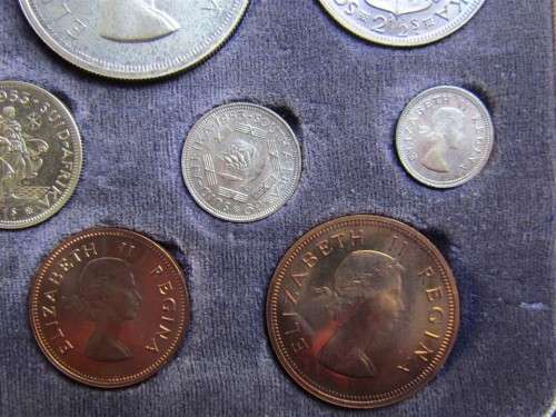 1953 SHORT PROOF SET**EXCELLENT BLUE TONING**ORIGINAL SA MINT BOX