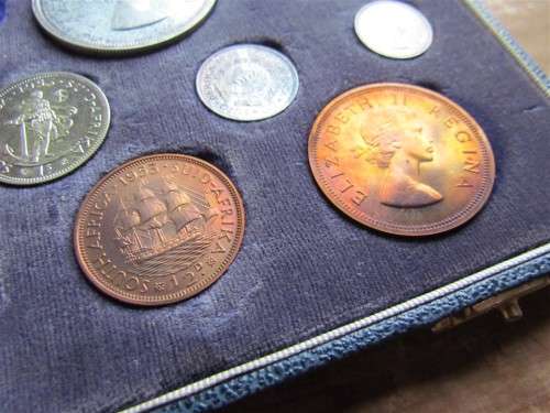 1953 SHORT PROOF SET**EXCELLENT BLUE TONING**ORIGINAL SA MINT BOX