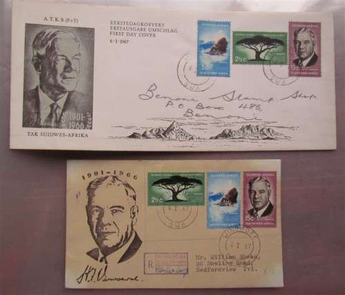 2 X DR.VERWOERD FDC = 1 BID FOR BOTH