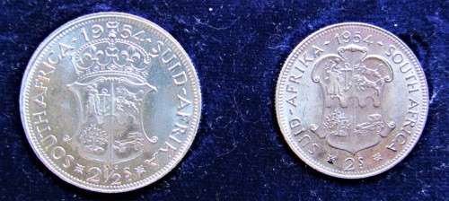 1954 UNCIRCULATED SET - COMPLETE SET WITH SCARCE CROWN