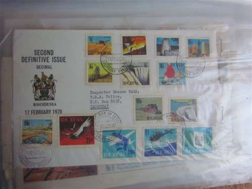 @R1 START@ RHODESIA FILE OF COVERS*1 BID FOR ALL* GRAB A BARGAIN