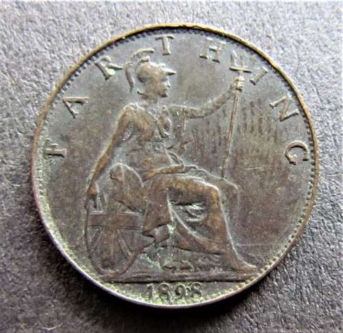 GB 1898 FARTHING - DETAILS