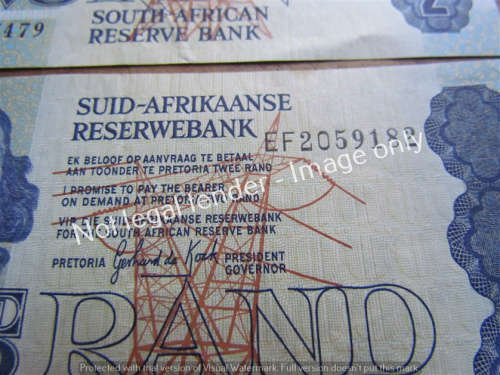2 x DE KOCK R2 NOTES (EB & EF) - GOOD CONDITION **BID PER NOTE**
