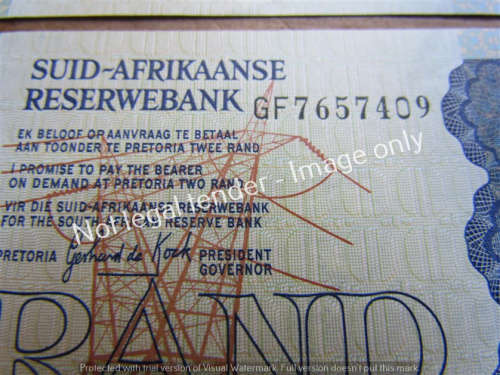 2 x DE KOCK CONSECUTIVE R2 NOTES (GF) UNC **BID PER NOTE**