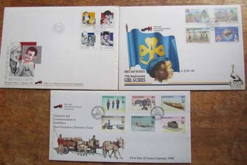 ZIMBABWE COVERS - TRANSPORT + SCOUTS + MEDIACAL = 1 BID FOR ALL