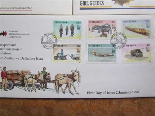 ZIMBABWE COVERS - TRANSPORT + SCOUTS + MEDIACAL = 1 BID FOR ALL