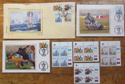 LIMITED EDITION SILK COVER + CARDS + STAMPS - 1 BID FOR THE LOT