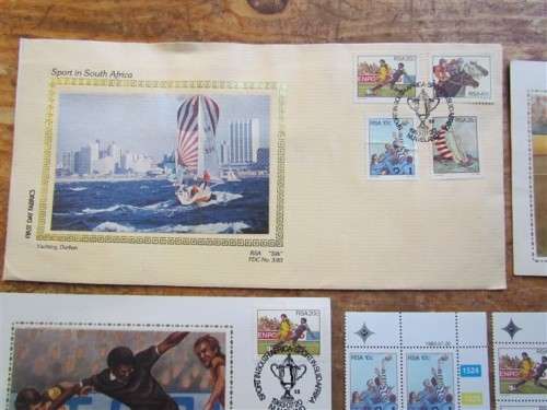 LIMITED EDITION SILK COVER + CARDS + STAMPS - 1 BID FOR THE LOT