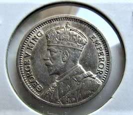 1934 SOUTHERN RHODESIA 3d  **SILVER** LOW START **