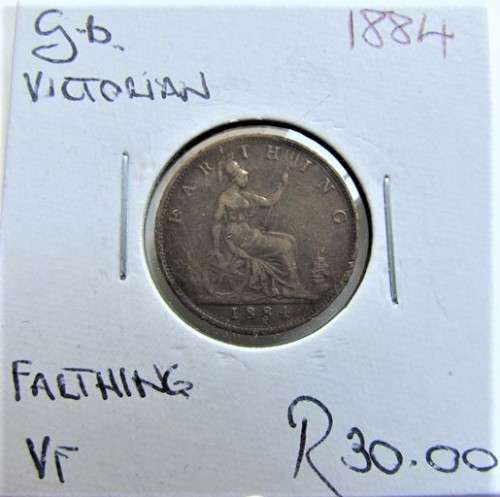 1884 GB VICTORIAN FARTHING 1884