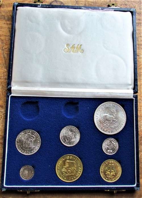 1961 SILVER SHORT PROOF SET WITH  CROWN*TOP QUALITY CONDITION