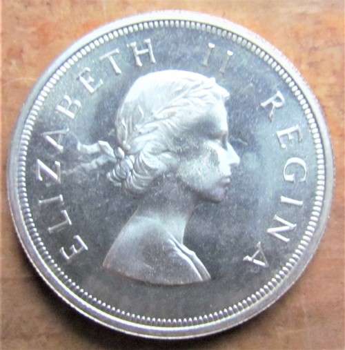 @@R1 START@@ TONED PROOF 1953 5 SHILLINGS SILVER CROWN PROOF