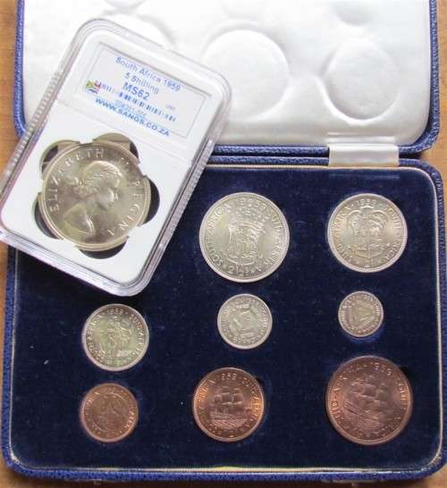 1959 UNC SET in SA MINT BOX ### RARE ## @@@R1 START @@@