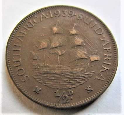 1939 HALF PENNY 1/2d **GREAT DETAILS ** CONDITION