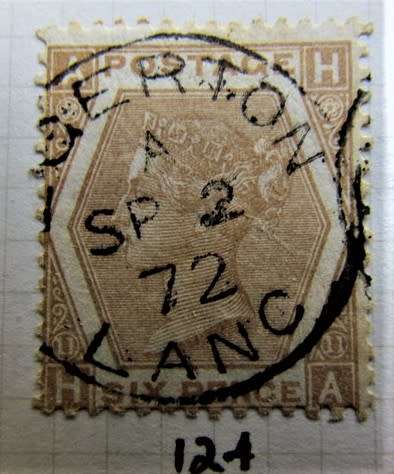 2 X VFINE GB VICTORIAN 1872 - 73 - SIXPENCE   S,G 122 + 124