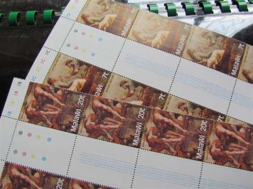 Malawi VFine UMM Set in Gutter Blocks of 10