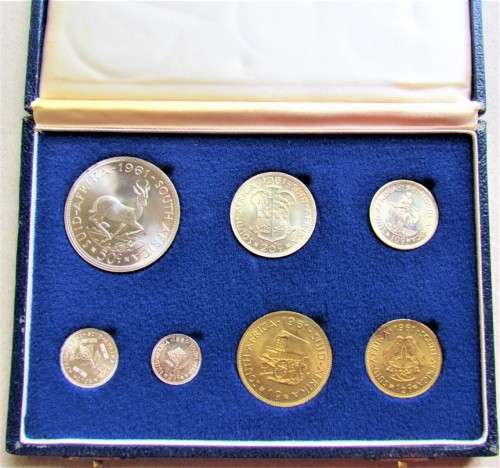 @@  CRAZY R1 START @@ 1961 PROOF SET IN SA MINT BOX #PROOF SILVER#