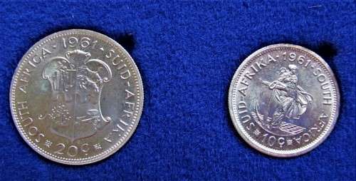 @@  CRAZY R1 START @@ 1961 PROOF SET IN SA MINT BOX #PROOF SILVER#