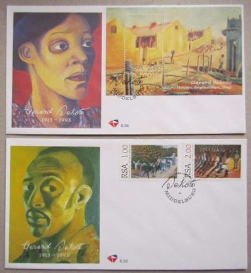 2 X MODERN SA COVERS - MODERN FDC`S -  NO.6.33 + 6,34