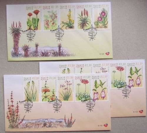 3 X MODERN SA COVERS - FLORA / ALOES