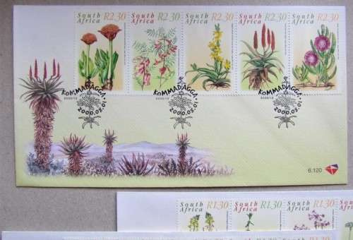 3 X MODERN SA COVERS - FLORA / ALOES