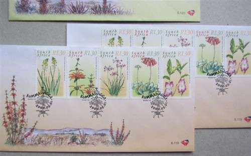 3 X MODERN SA COVERS - FLORA / ALOES