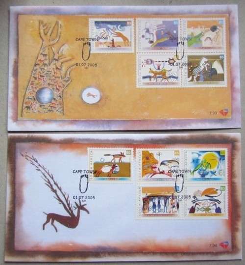 2 x STORIES - MODERN FDC -  NO.7.93 + 7.94