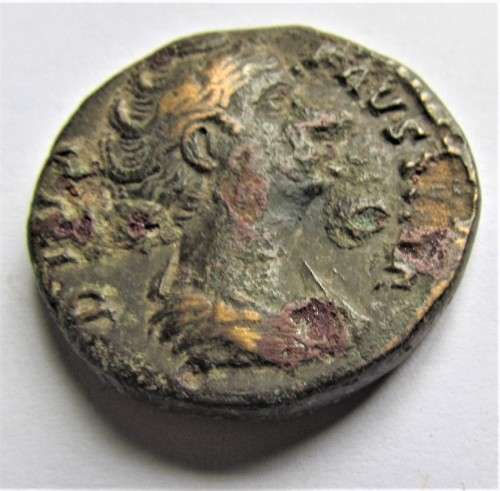 @R1 START@ Roman Coin Faustina Senior died AD141 **SCARCE**