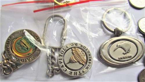 $$CRAZY R1 START$$ COIN COLLECTION LOT ** EAFRICA,GB,SA +++ KEYRINGS ++++