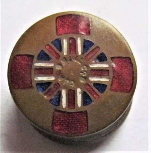 UNKNOWN NUMBERED VINTAGE UK ENAMEL LAPEL BADGE