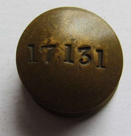 UNKNOWN NUMBERED VINTAGE UK ENAMEL LAPEL BADGE