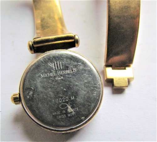 Michel Herbelin Ladies Watch Made in France+Swiss mvnt**Do Not Know if Working See Pics