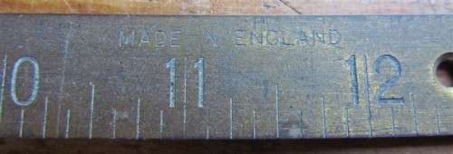 RABONNE CHESTERMANN 1 YARD - 36 INCHES BRASS BENCH MEASURE