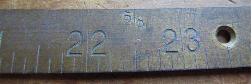 RABONNE CHESTERMANN 1 YARD - 36 INCHES BRASS BENCH MEASURE
