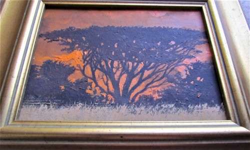 **CRAZY R1 START** FRAMED ORIGINAL ARTWORK - ARTIST UNKNOWN 320mm X 275mm