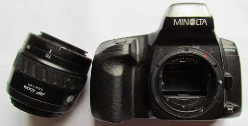Minolta Dynax300si + Lens - Do not know if working